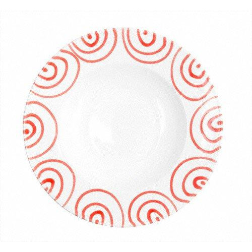 Gmundner Keramik Rotgeflammt Gourmet Plate Round 29 cm
