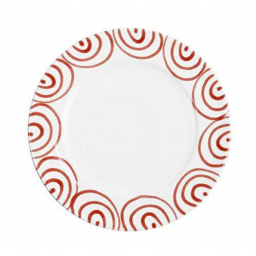 Gmundner Keramik Rotgeflammt Gourmet Dinner Plate d: 29 cm / h: 2.2 cm