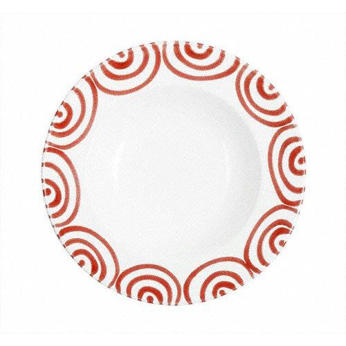 Gmundner Keramik Rotgeflammt Soup Plate Gourmet 24 cm
