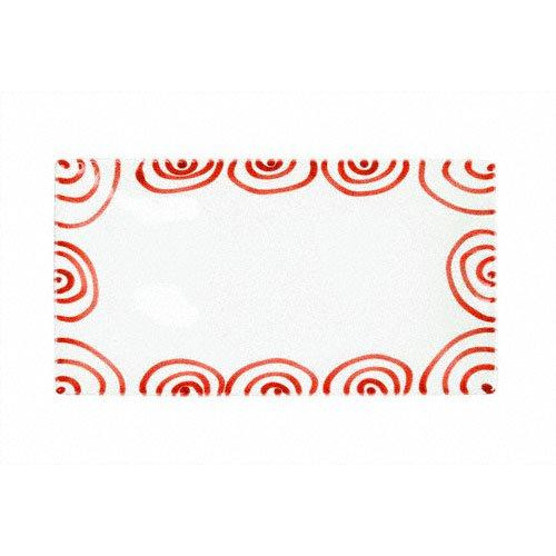 Gmundner Keramik Rotgeflammt Rectangular plate 36x15x2.8 cm