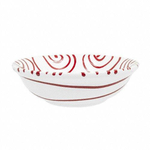 Gmundner Keramik Rotgeflammt Dessert Bowl