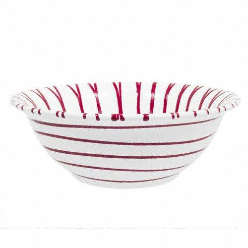 Gmundner Keramik Rotgeflammt Salad bowl d: 33 cm / h: 14 cm / 4,5 L