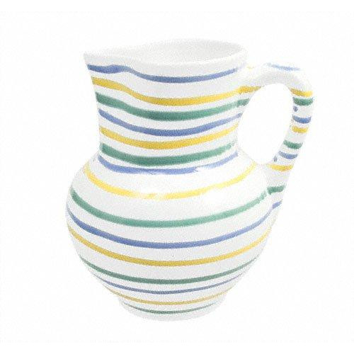 Gmundner Keramik Buntgeflammt Jug Viennese form 1 L / h: 8.8 cm