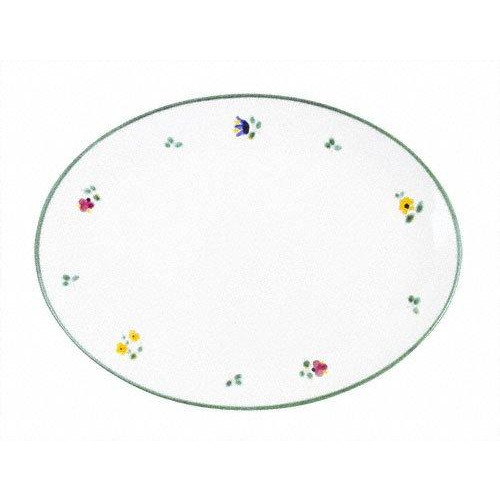 Gmundner Keramik Streublumen Oval plate 28 cm