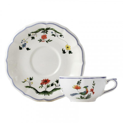 Gien Fayencerie Oiseaux Paradis Coffee/tea cup 13 cl
