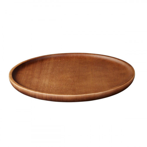 ASA SELECTION Wood Dark Akazie Massiv Wooden plate d: 30 cm / h: 2 cm