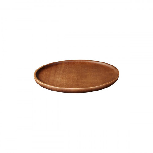 ASA SELECTION Wood Dark Akazie Massiv Wooden plate d: 15 cm / h: 2 cm