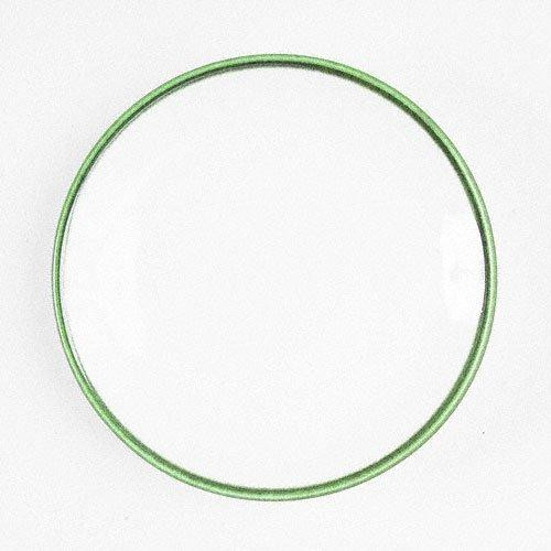 Gmundner Keramik Grüner Rand Smooth moka/espresso saucer d: 11 cm