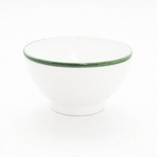 Gmundner Keramik Grüner Rand Breakfast bowl 14 cm