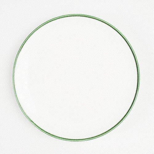 Gmundner Keramik Grüner Rand Dinner Plate Cup 25 cm