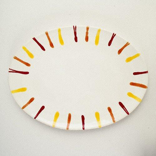 Gmundner Keramik Landlust Oval plate 28 cm