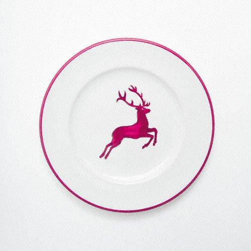 Gmundner Keramik Roter Hirsch Dessert plate / breakfast plate Gourmet d: 18 cm / h: 1,8 cm
