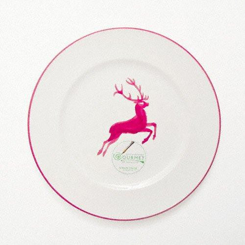 Gmundner Keramik Roter Hirsch Dessert plate / breakfast plate Gourmet d: 22 cm / h: 2,2 cm