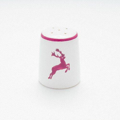 Gmundner Keramik Roter Hirsch Salt shaker smooth h: 5.8 cm