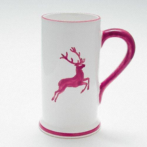 Gmundner Keramik Roter Hirsch Beer mug shape-A 0.5 L / h: 17 cm