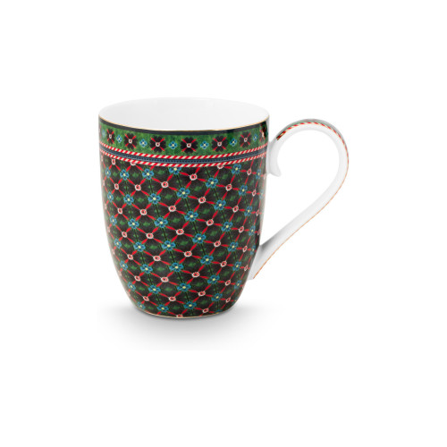 Pip Studio Berry Blues Becher mit Henkel XL 0,45 L