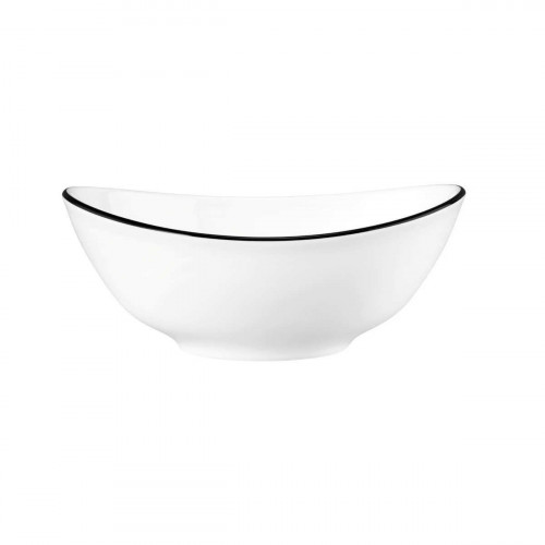 Seltmann Weiden Modern Life Black Line Oval soup bowl l: 16 cm / h: 4 cm / 0.42 L