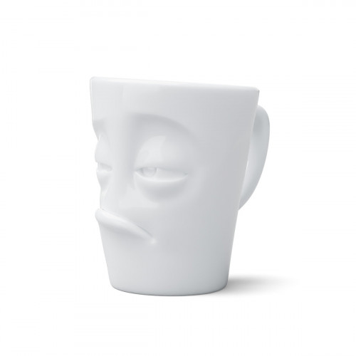 Fiftyeight Products TV Tassen White Mug Overslept 0.35 L