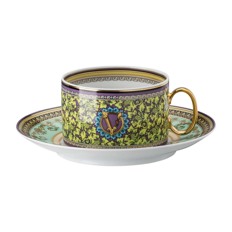 Rosenthal meets Versace Barocco Mosaic Tea cup 0,20 L with saucer 14,5
