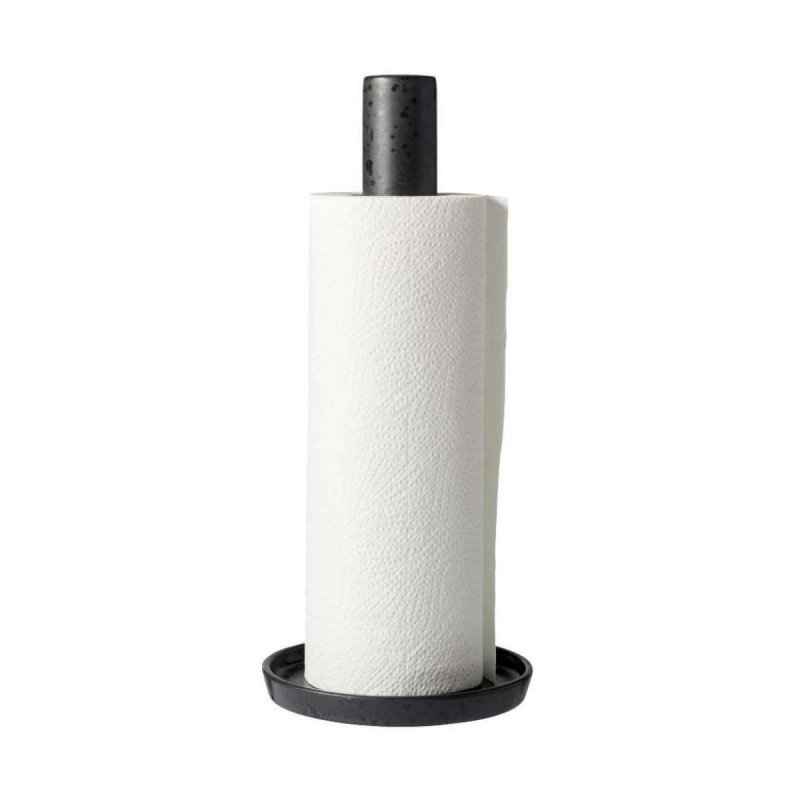 Bitz Gastro black kitchen roll holder h 28 cm / d 13 cm