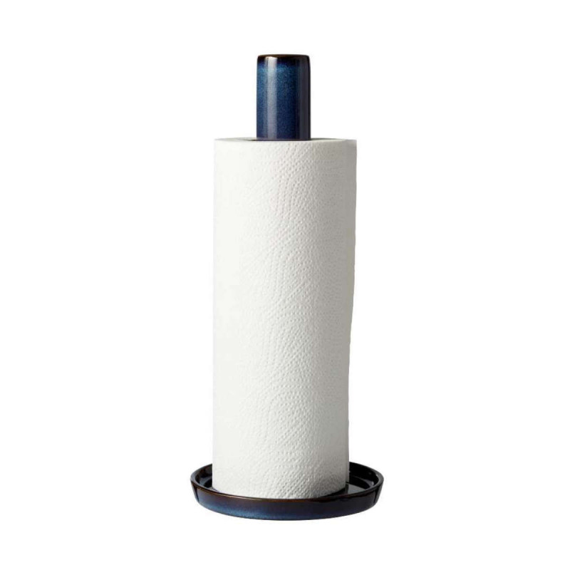 Bitz Gastro dark blue kitchen roll holder h 28 cm / d 13 cm