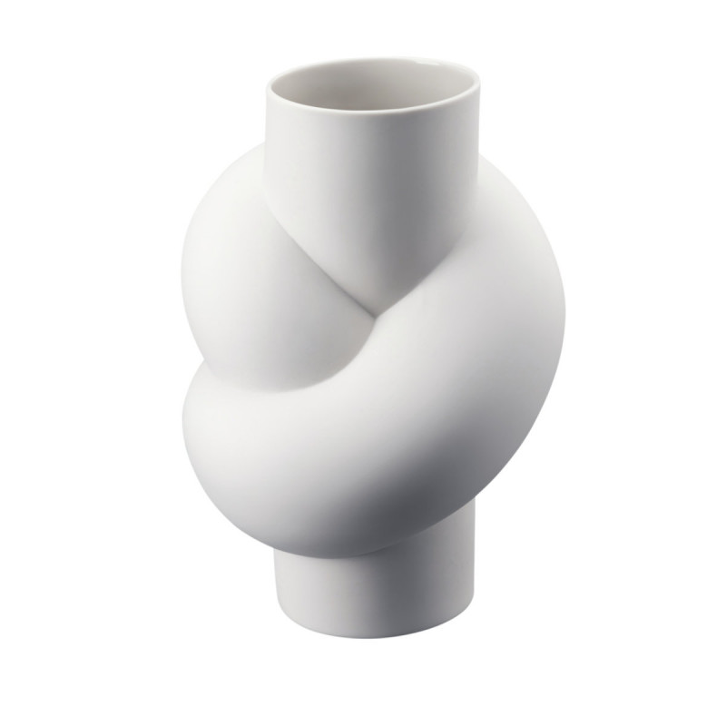 Rosenthal : La Chute Vase Porcelaine Blanche Design Cédric Ragot