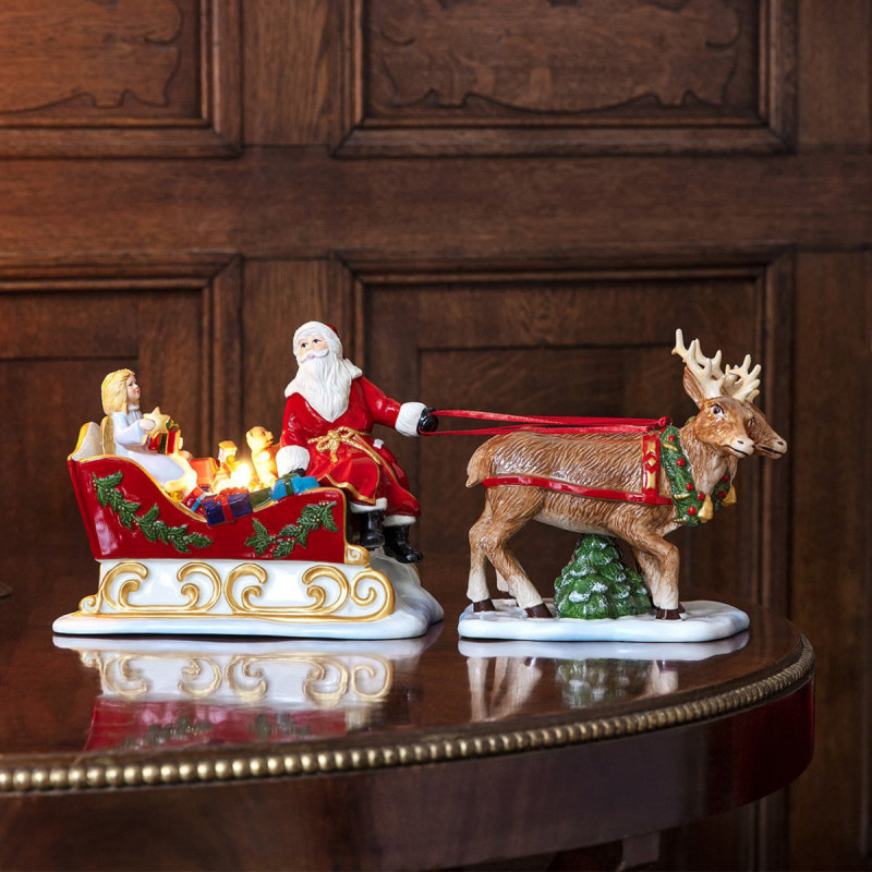 Villeroy & Boch My Christmas Toys sleigh nostalgia with tea light 36 cm