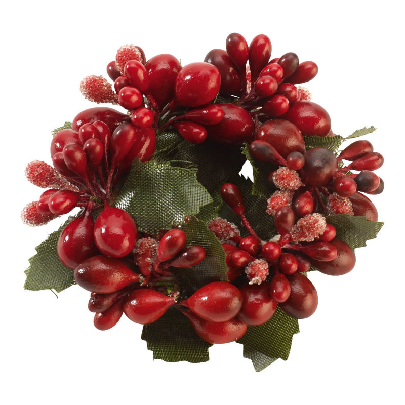 Red berry napkin rings hot sale