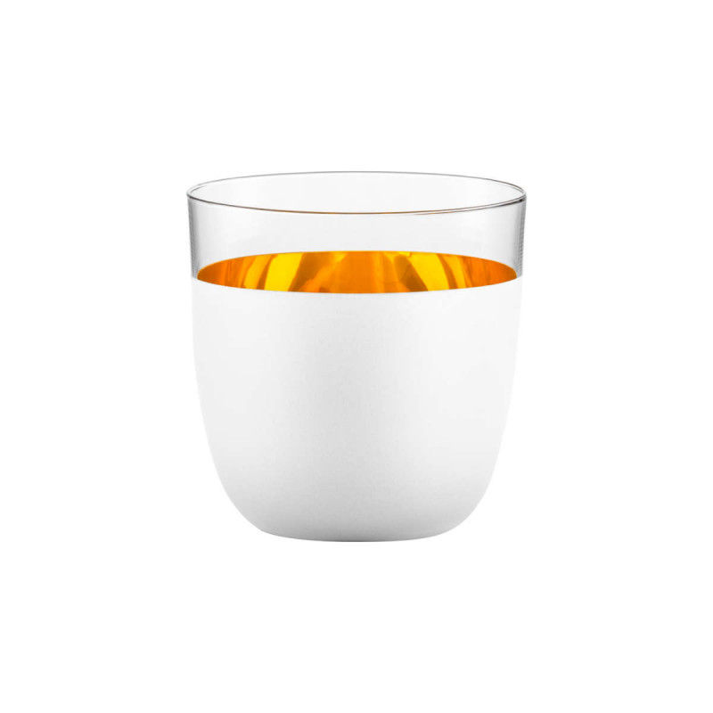 Eisch Cosmo pure white gold sparkling wine cup glass 390 ml / 9,1 cm