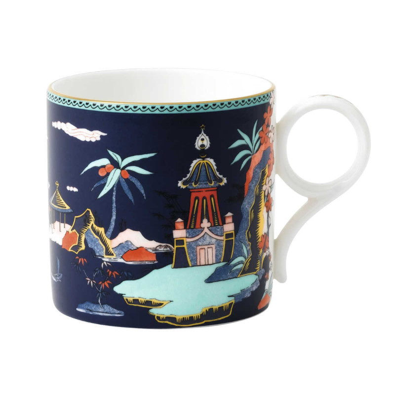 Wedgwood Wonderlust mug Blue Pagoda 0 3 L