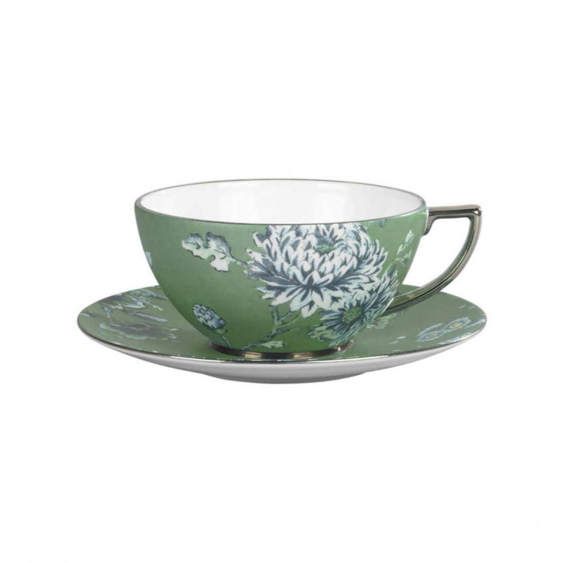 Wedgwood Jasper Conran Chinoiserie Green Coffee cup tea cup 0.23 L with saucer 2 piece