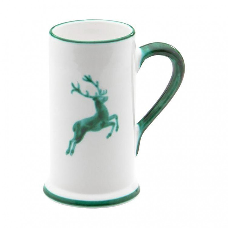Gmundner Ceramics Green Deer Beer Jug Form A 0.3 l