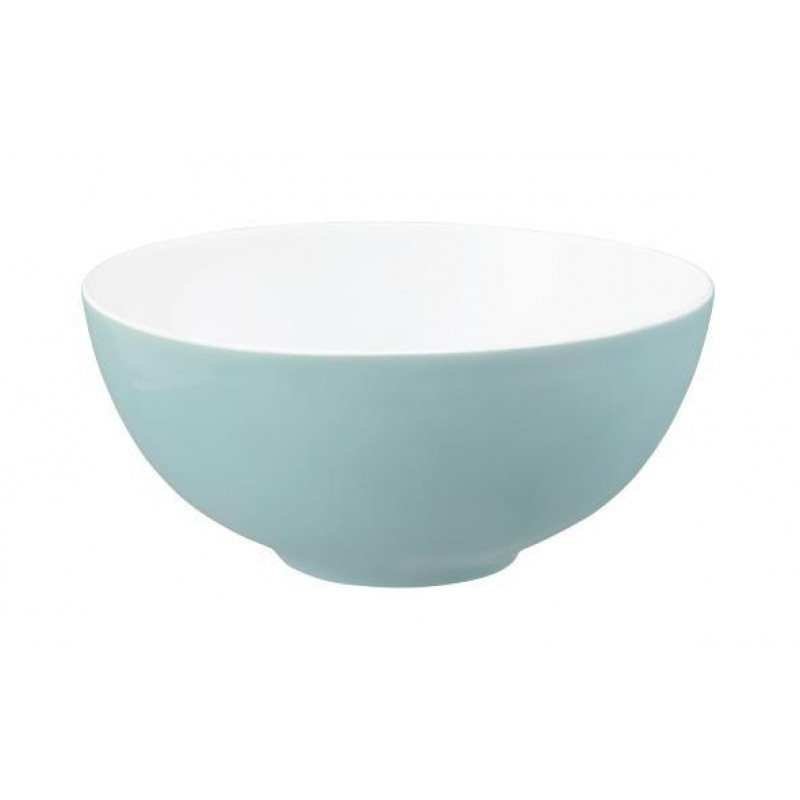 1 Soup Plates Round 20cm Life "Fashion Green Chic" From Seltmann Weiden 