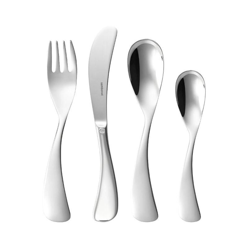 Kids Edelstahl rostfrei Kids Cutlery Set Mix 4 pcs