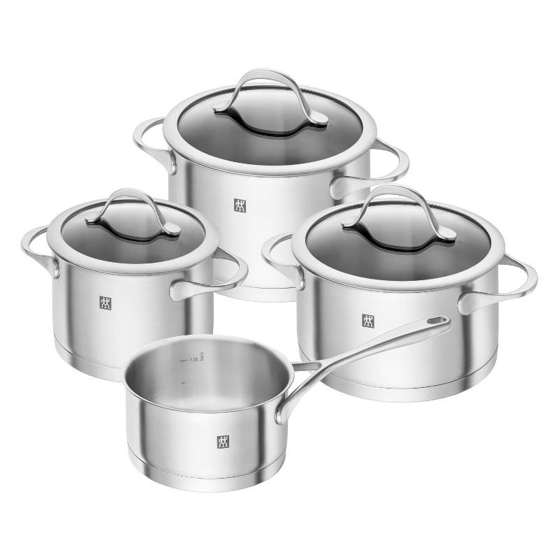 Zwilling Kochgeschirr Essence Cooking Pot Set 4 Pcs