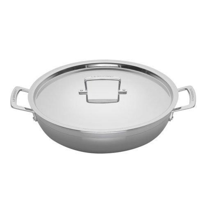 Le Creuset 3-PLY Stainless Steel Cookware Casserole with Lid 30 cm / 4,8 L