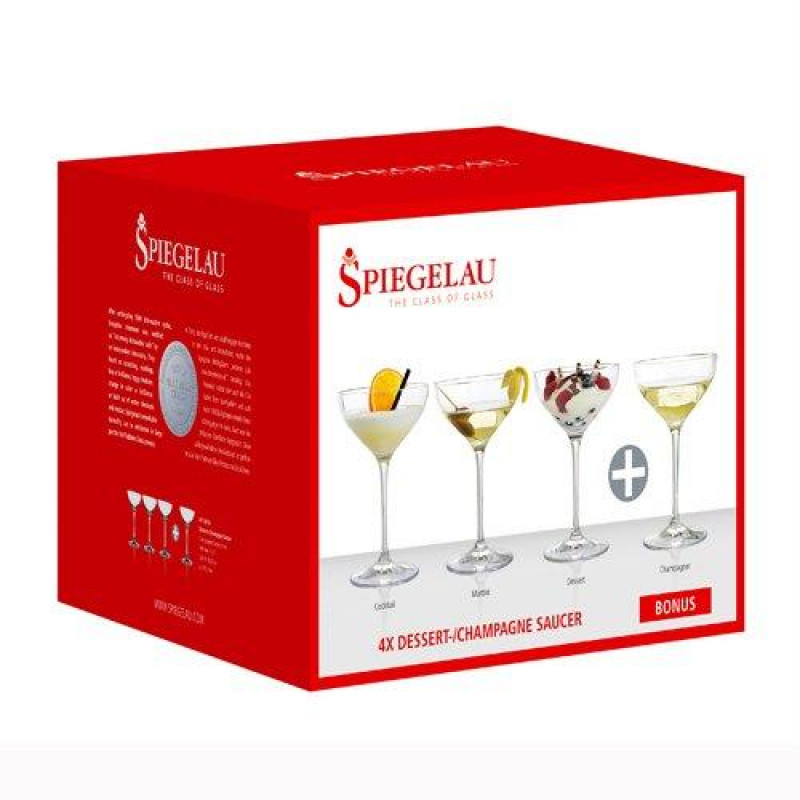 Spiegelau Special Glasses Dessert / Sparkling Wine Glasses Set 4 pcs