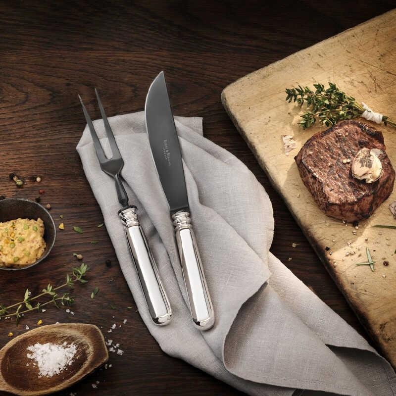 Robbe & Berking Alt-Spaten - 925 Sterling Silver Carving Set Frozen ...