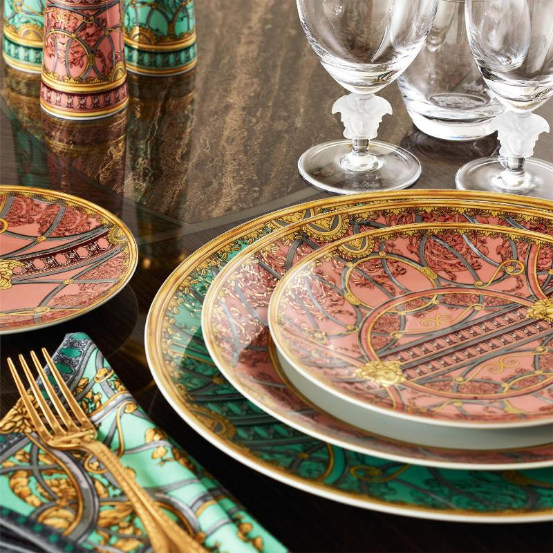 Rosenthal Versace La Scala del Palazzo Rosa Breakfast Plate 21 cm