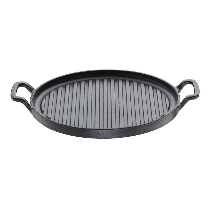 uitgebreid Tulpen Kip Küchenprofi PROVENCE Grill pan round with 2 handles Black d: 28 cm
