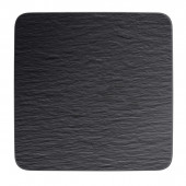 Villeroy & Boch Manufacture Rock Serving platter / Gourmet plate square 32.5x32.5x1.5 cm
