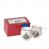 Villeroy & Boch Toy's Delight Mugs Christmas tree with handles set 2 pcs