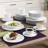 Seltmann Weiden Life Weiß 30-piece dinnerware set