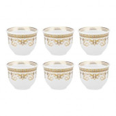 Rosenthal meets Versace Medusa Gala Set of 6 small handleless cups 0.08 L