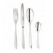 Sambonet Leaf Edelstahl 18/10 - poliert 24-piece polished full tang cutlery set / monoblock