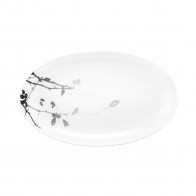 Seltmann Weiden Liberty Dark Rose Hip Oval serving platter 24x14.5 cm