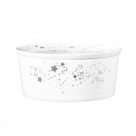 Seltmann Weiden Liberty Silver Stars Round bowl with lid 21 cm