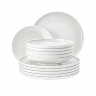 Seltmann Weiden Sento Home Aura White Tableware 12-piece