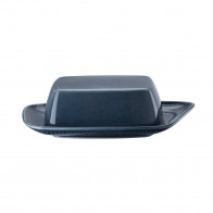 Rosenthal Junto Ocean Blue - Porzellan Butter dish 250 g