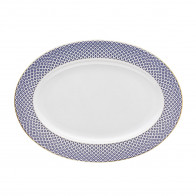 Rosenthal Francis Carreau Bleu Plate 34x24,5 cm